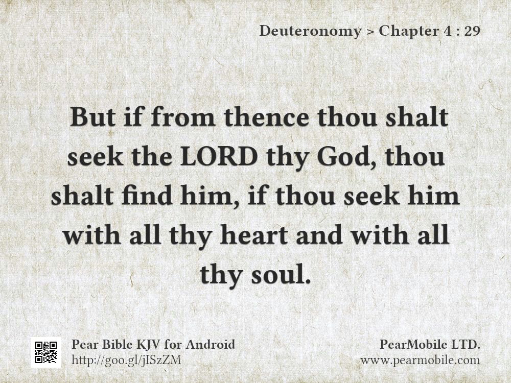 Deuteronomy, Chapter 4:29